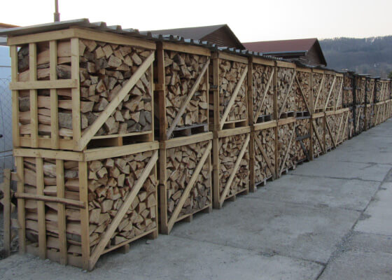 Ukladané palivové drevo Mäkké - Mokré